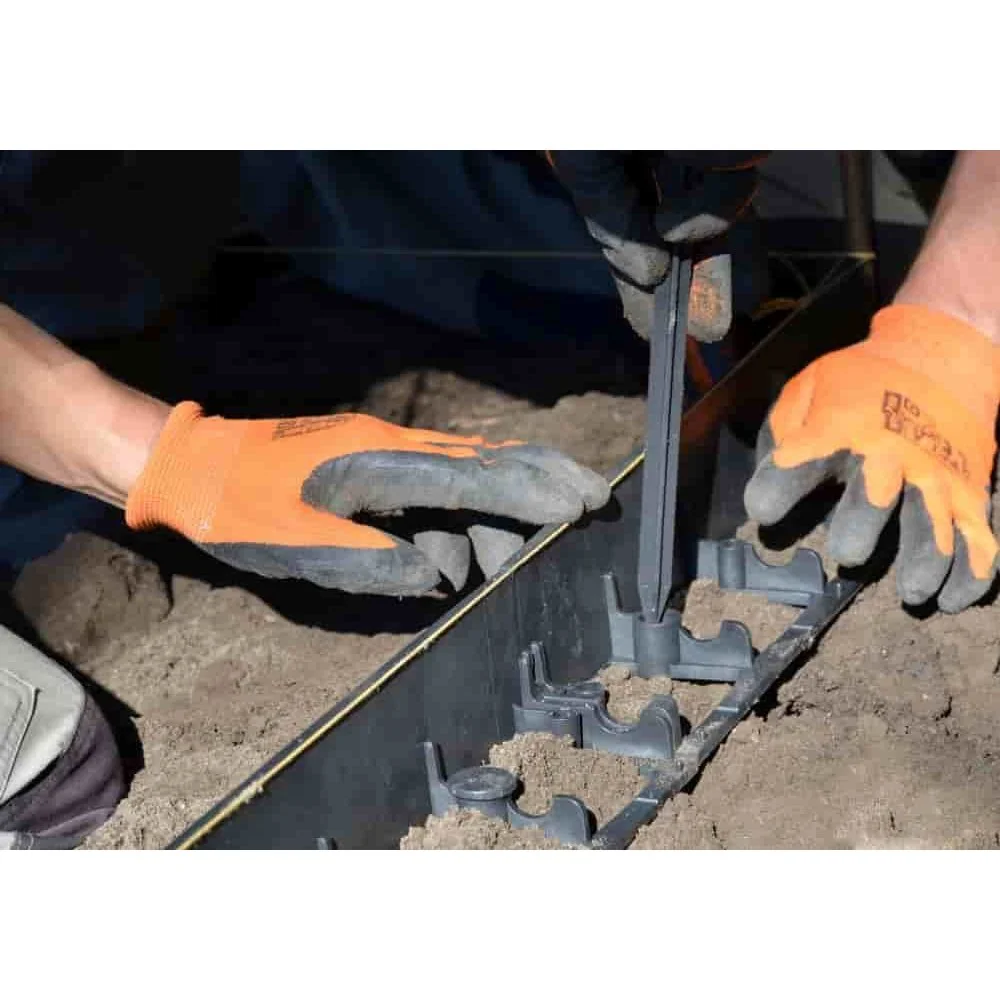 Rasenkante 4,5 cm x100 cm schwarz-3