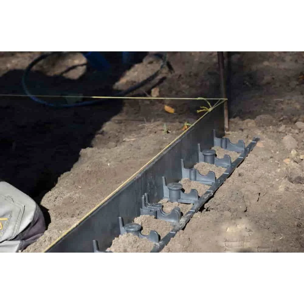 Rasenkante 4,5 cm x100 cm schwarz-4