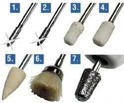 Manicüre Spezial Zubehörteile 7 tlg - 0