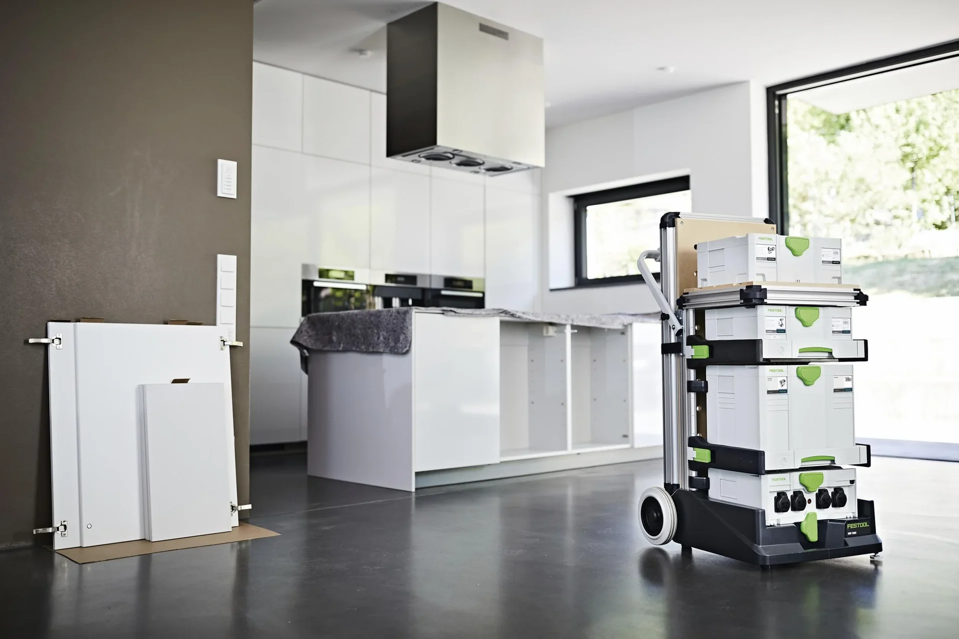 Mobile Werkstatt Werkbank MW 1000 Basic auf Rädern inklusive Auszug SYS-AZ-MW 1000 - 5