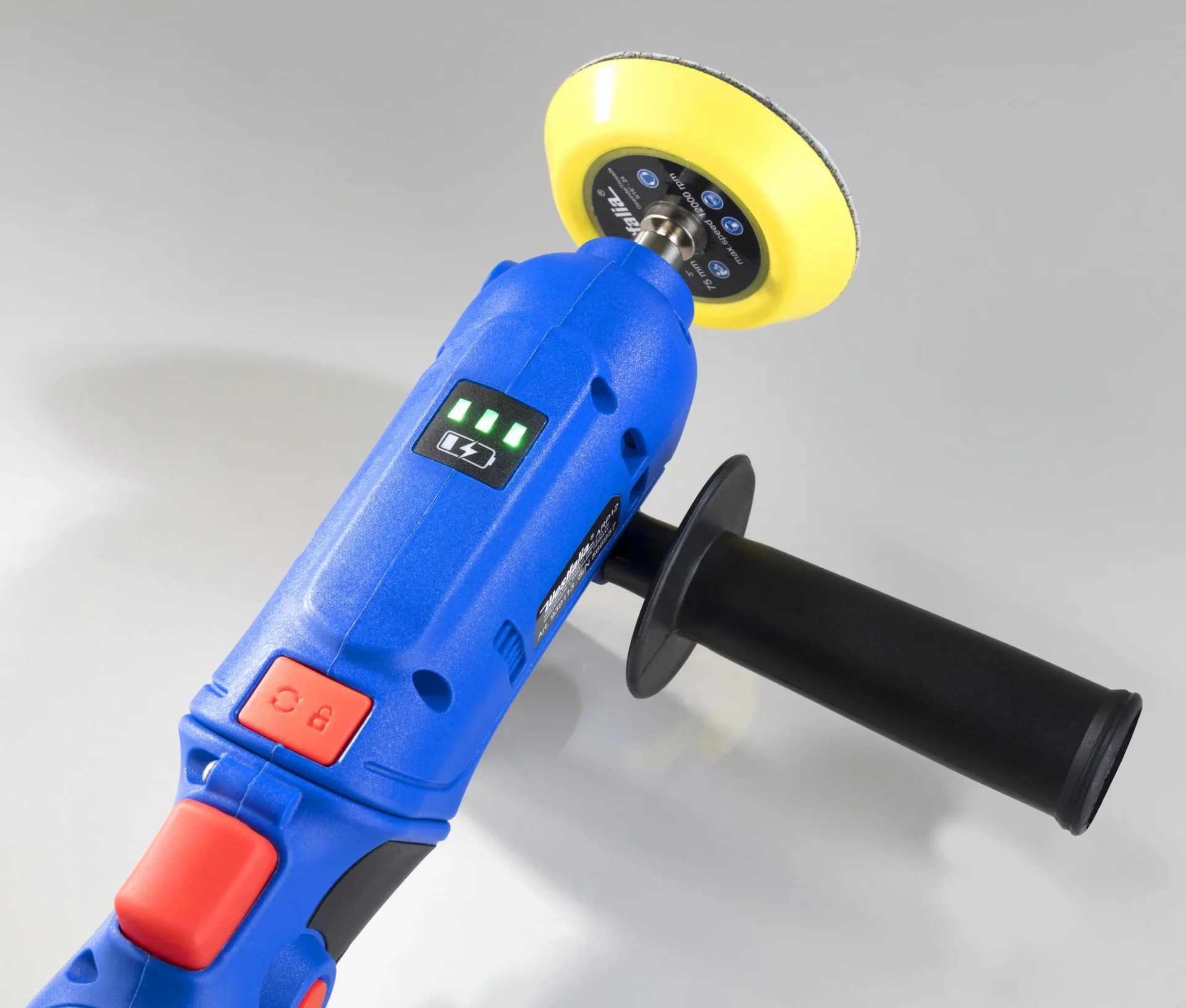 12 Volt Akku Poliermaschine Rotation - inklusive Zuberhör und Tasche - 6