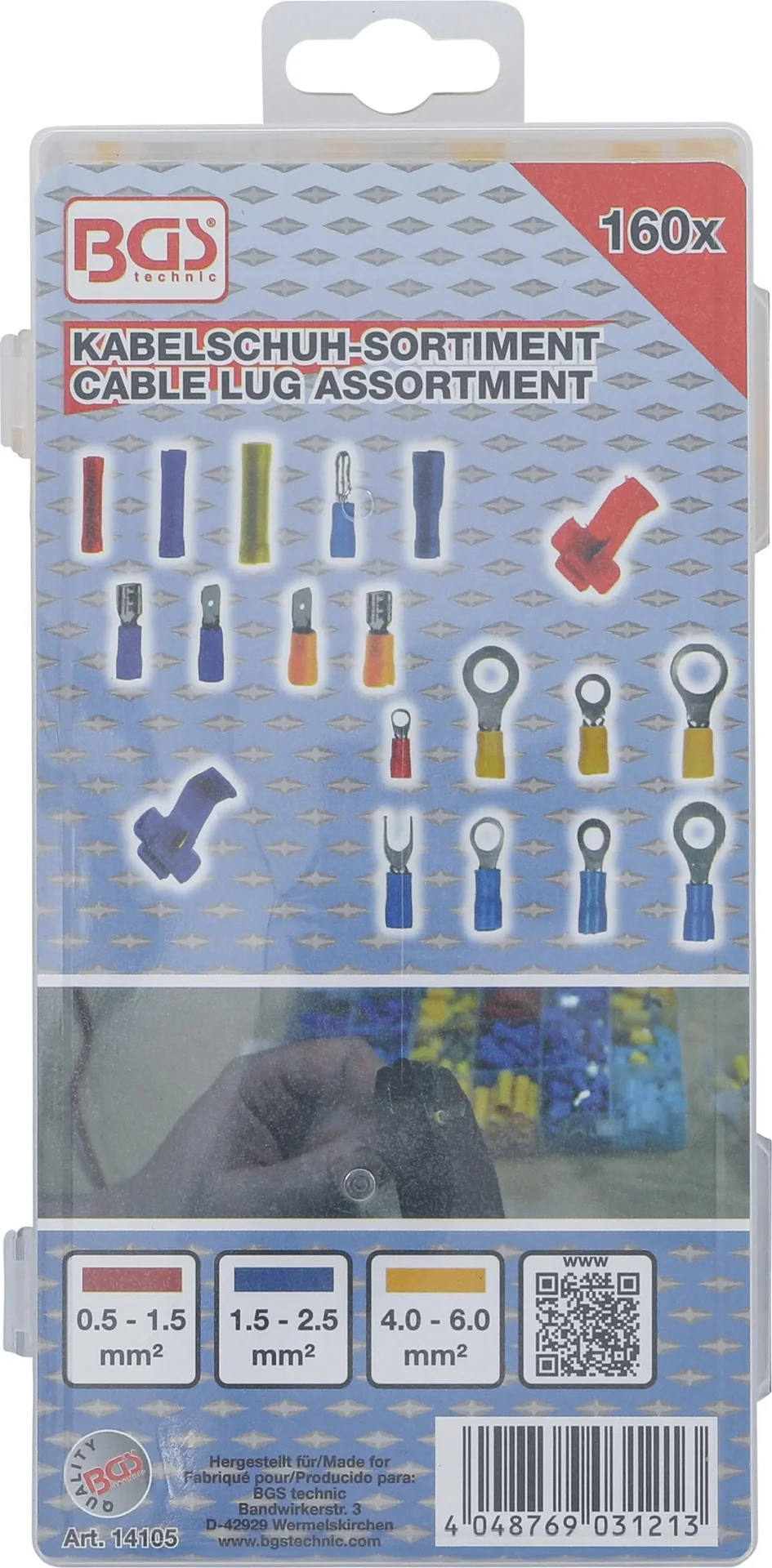 Kabelschuh-Sortiment, 160-tlg. - 1