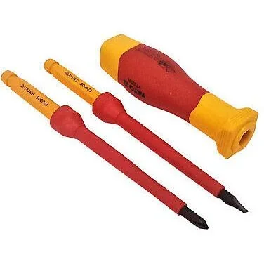 YATO isolierter Schraubendreher-Satz mit Spannungsprüfer - 12-teilig - robuster Stahl - 5