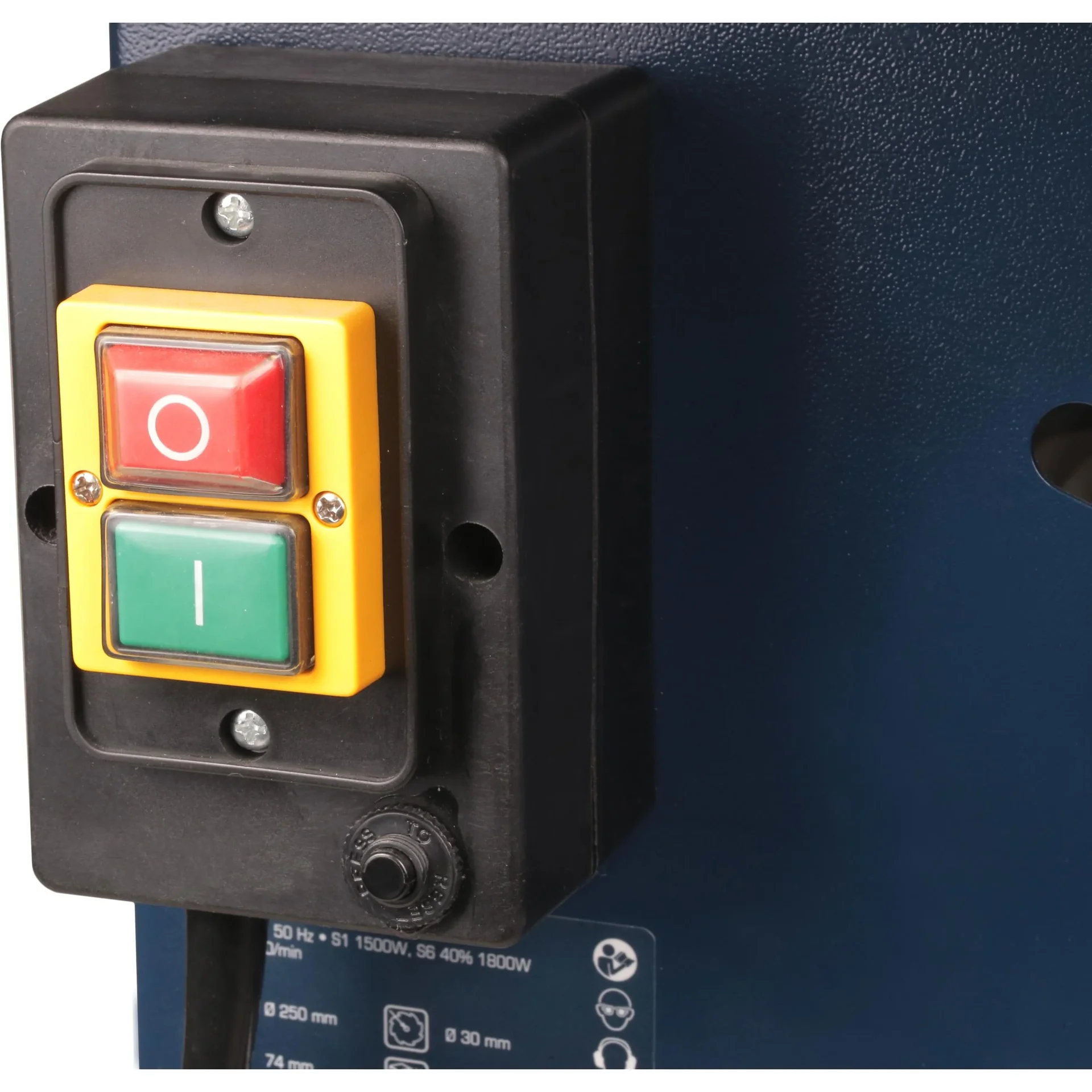 TSM1033 Tischkreissäge 1800W - 250mm - Winkelanschlag und Parallelführung - Vakuum-Adapter - Inkl. T40 Sägeblatt - 0