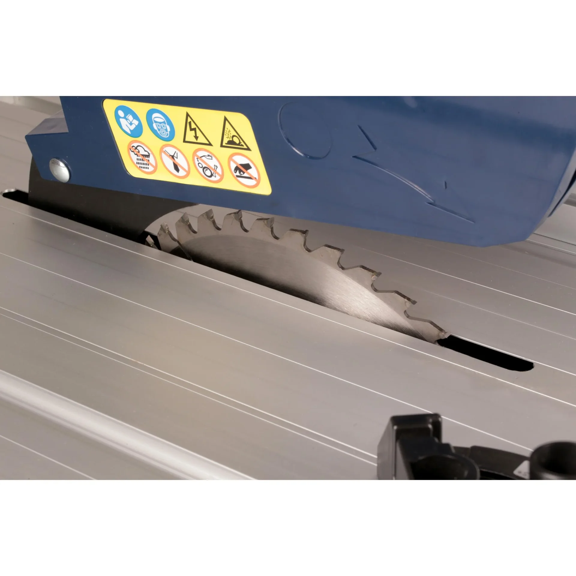 TSM1033 Tischkreissäge 1800W - 250mm - Winkelanschlag und Parallelführung - Vakuum-Adapter - Inkl. T40 Sägeblatt - 4