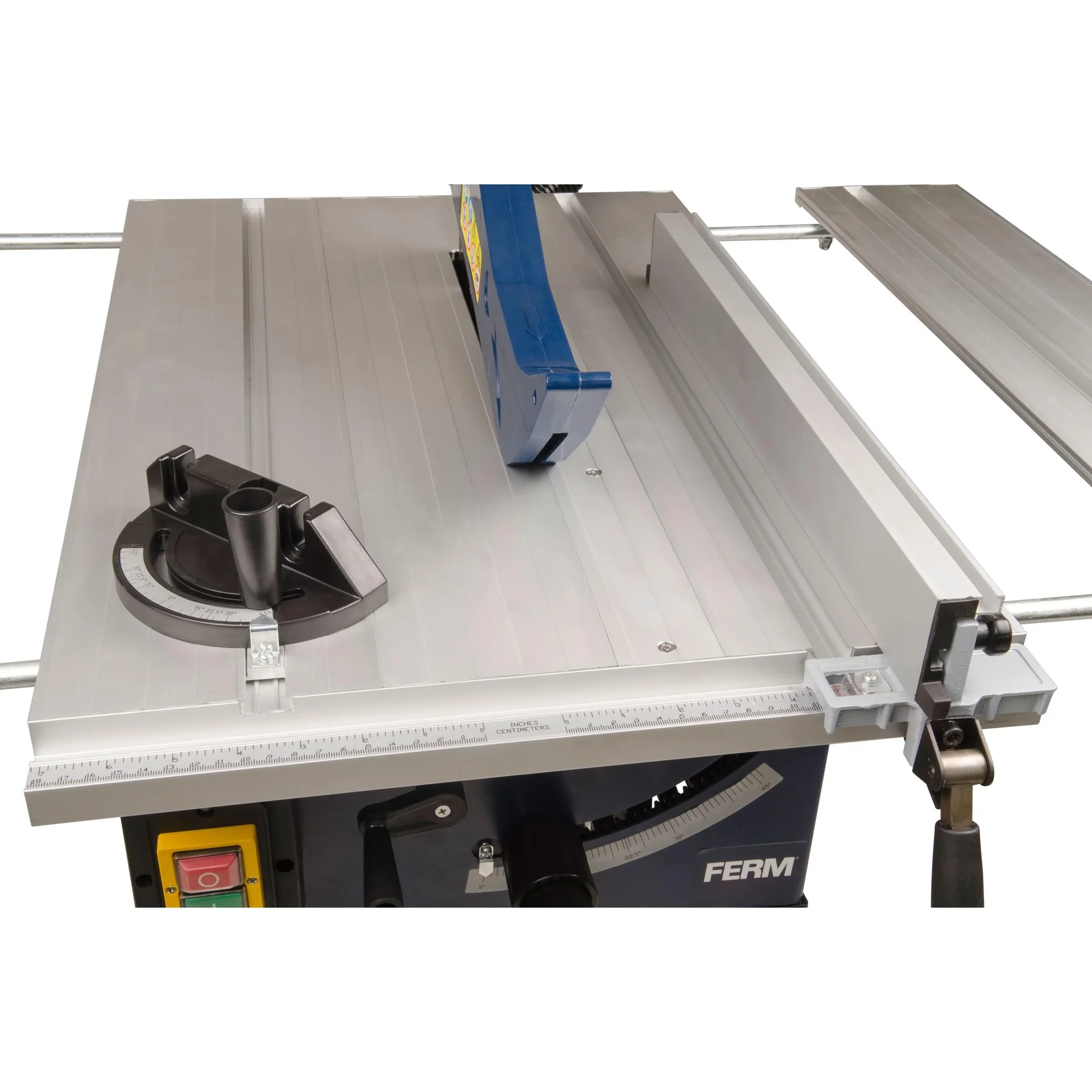 TSM1033 Tischkreissäge 1800W - 250mm - Winkelanschlag und Parallelführung - Vakuum-Adapter - Inkl. T40 Sägeblatt - 8