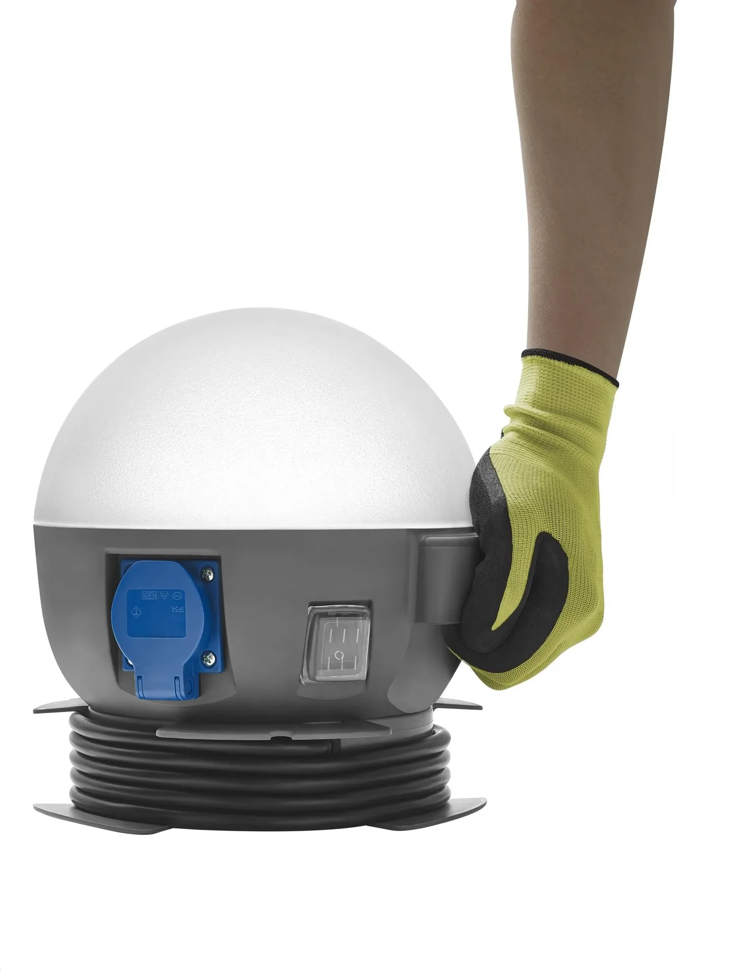 LED Arbeitsleuchte Future Ball 20W, mit Steckdose - 6