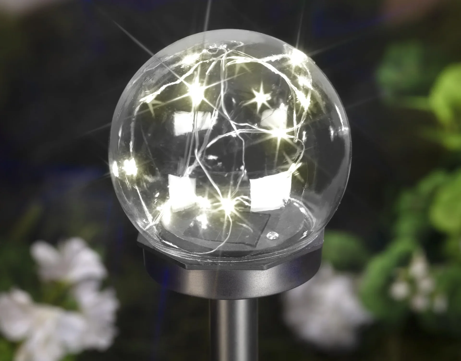 Solar Kugel Set, 10 cm, 2er-Set - 1