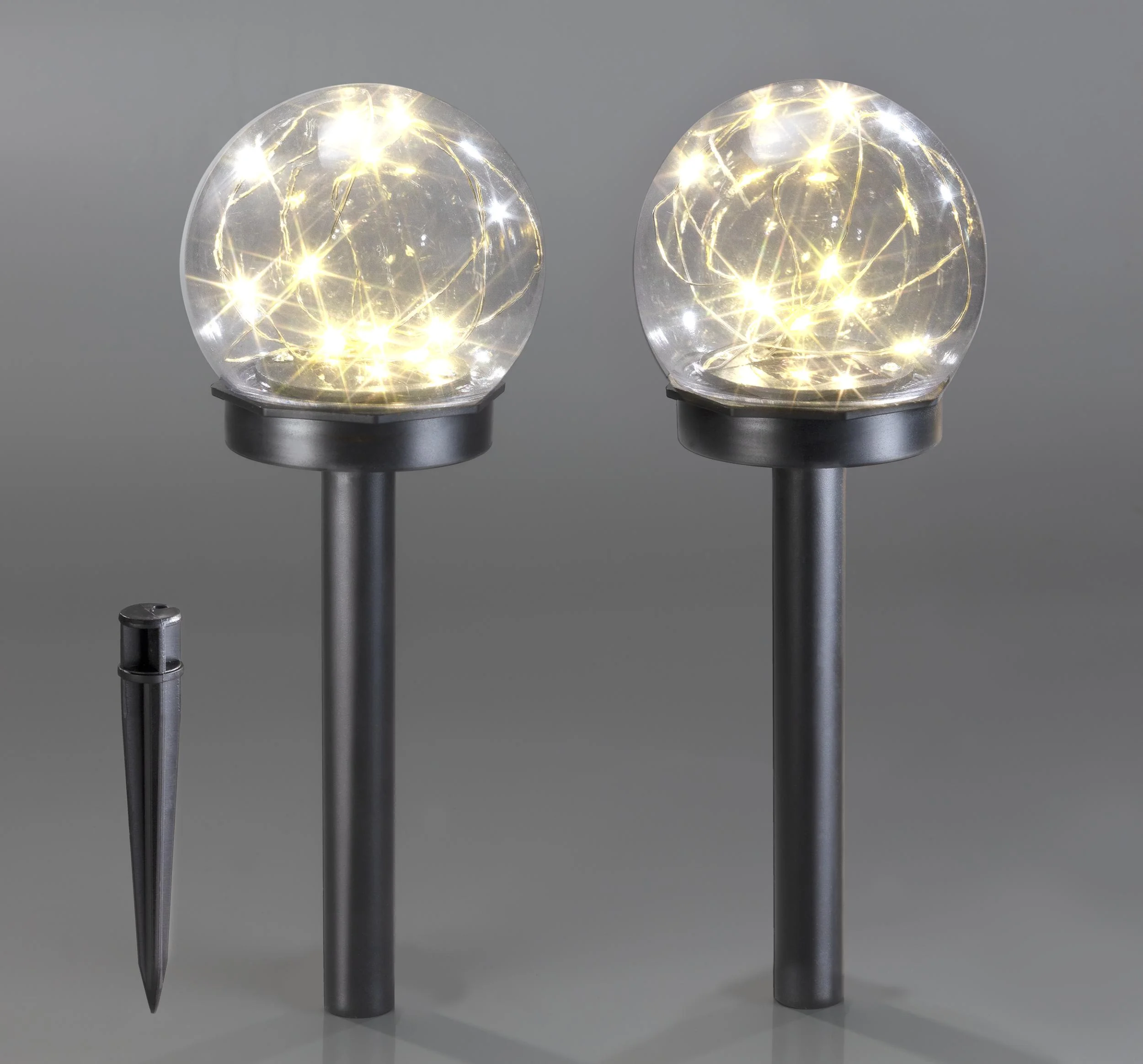 Solar Kugel Set, 10 cm, 2er-Set - 2