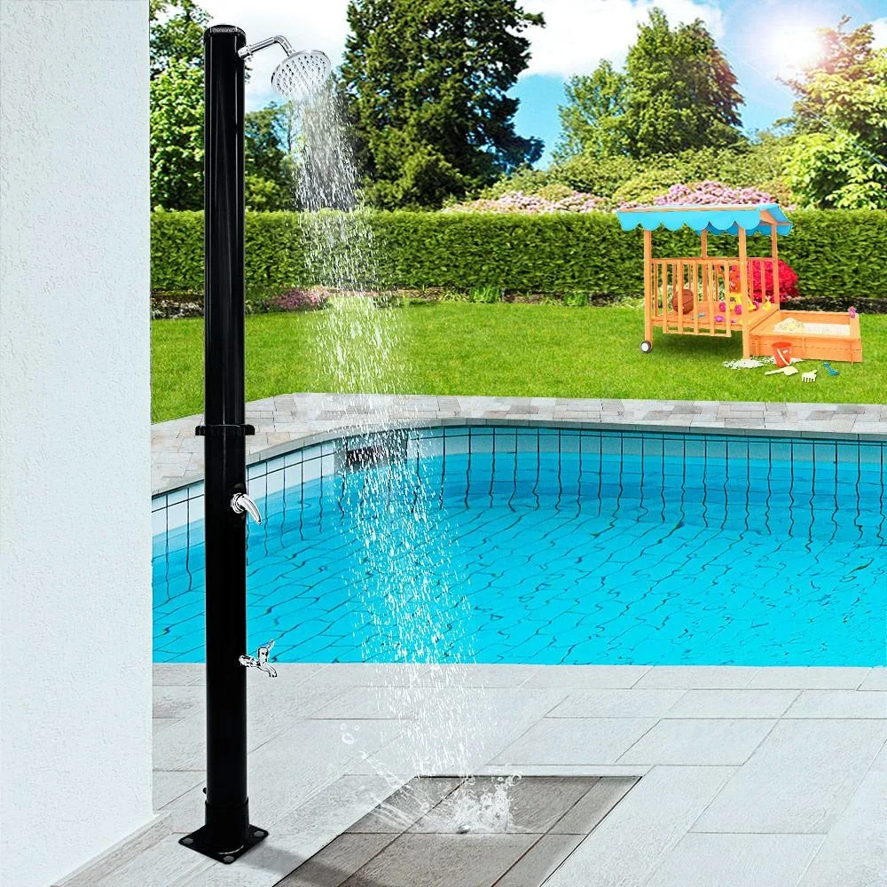 Außendusche / Gartendusche - Solar-Warmwasser 215cm - 0