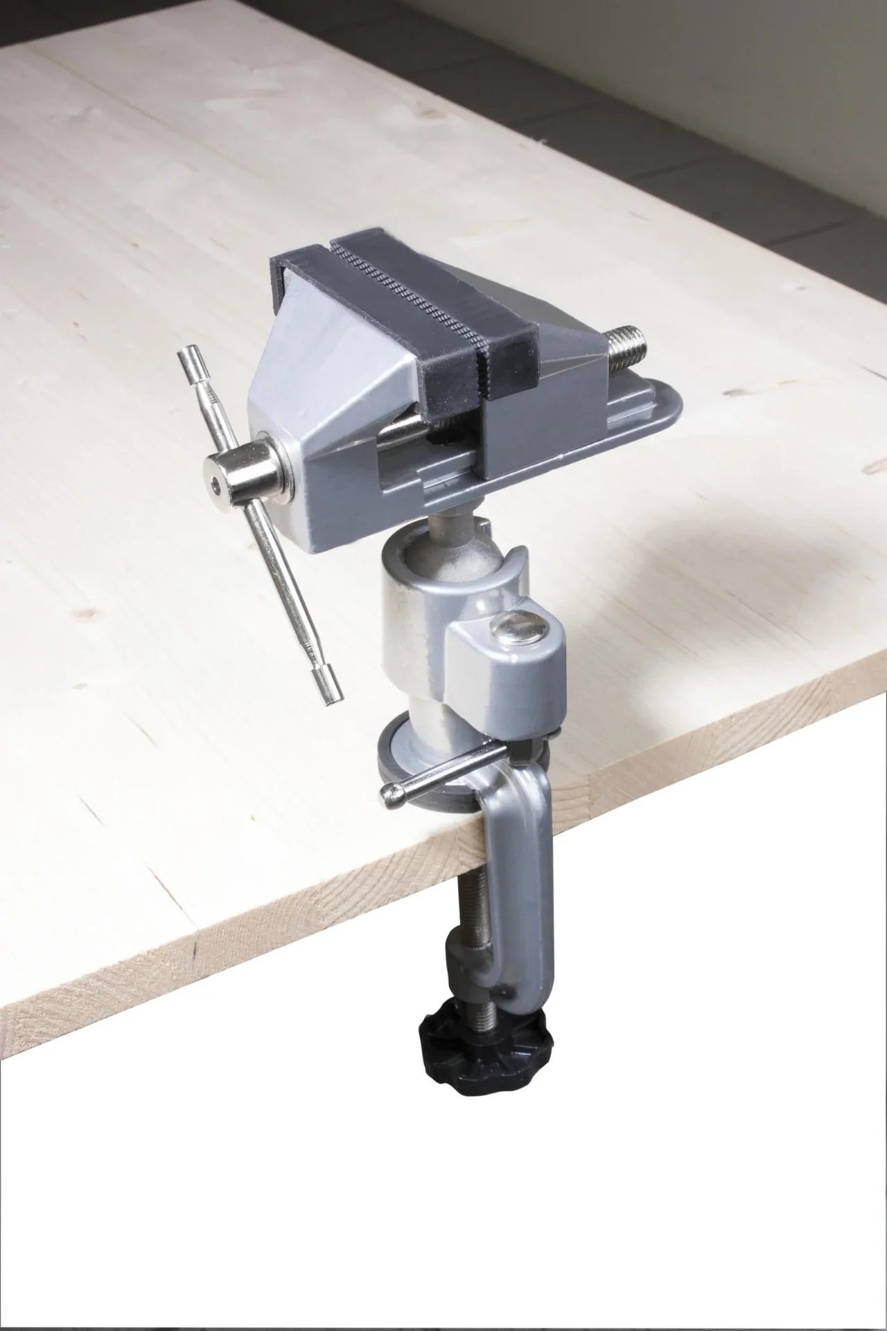 Kugelkopfschraubstock, schwenkbar - 0