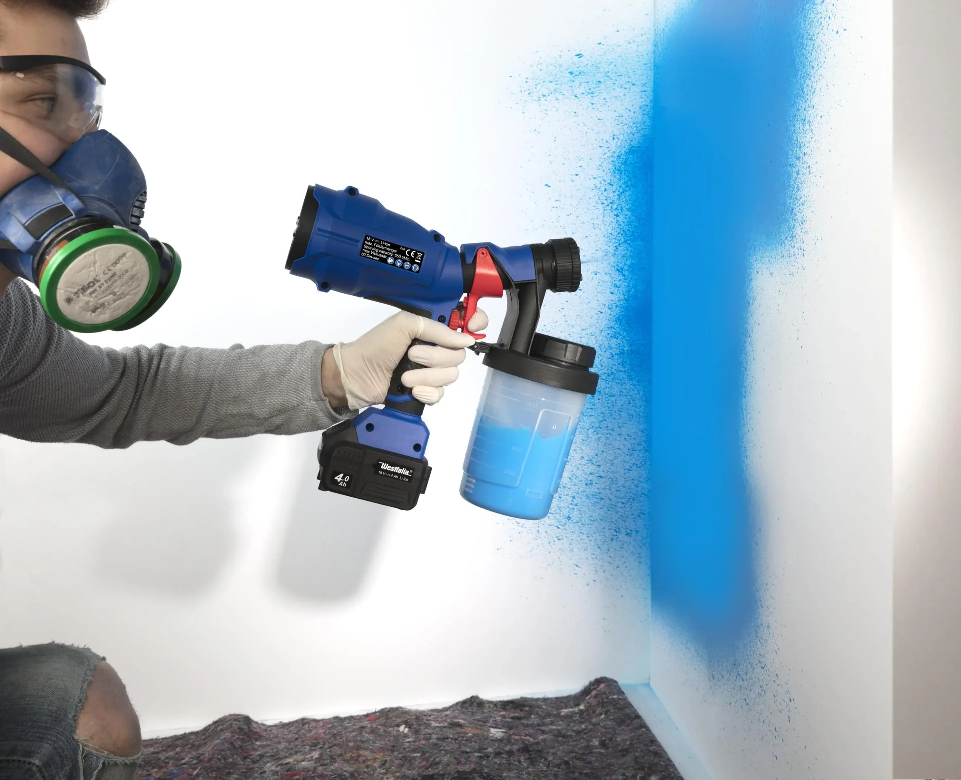 Akku Sprühpistole 18 V Li-Ion ASP18 - 0