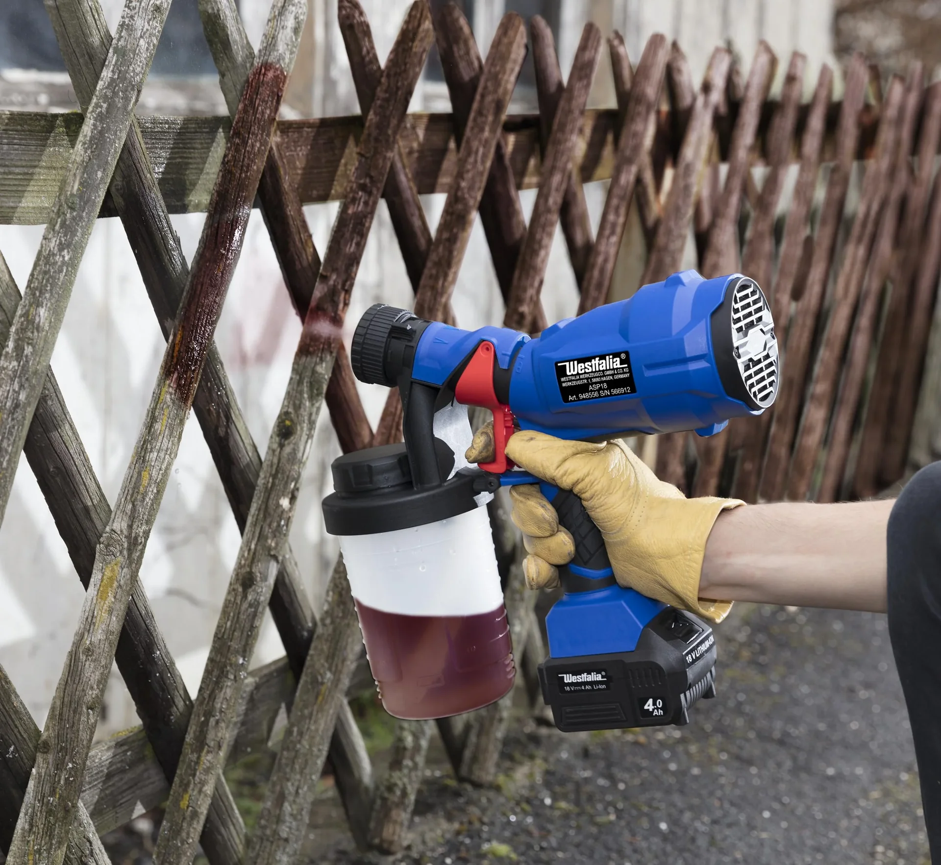 Akku Sprühpistole 18 V Li-Ion ASP18 - 4