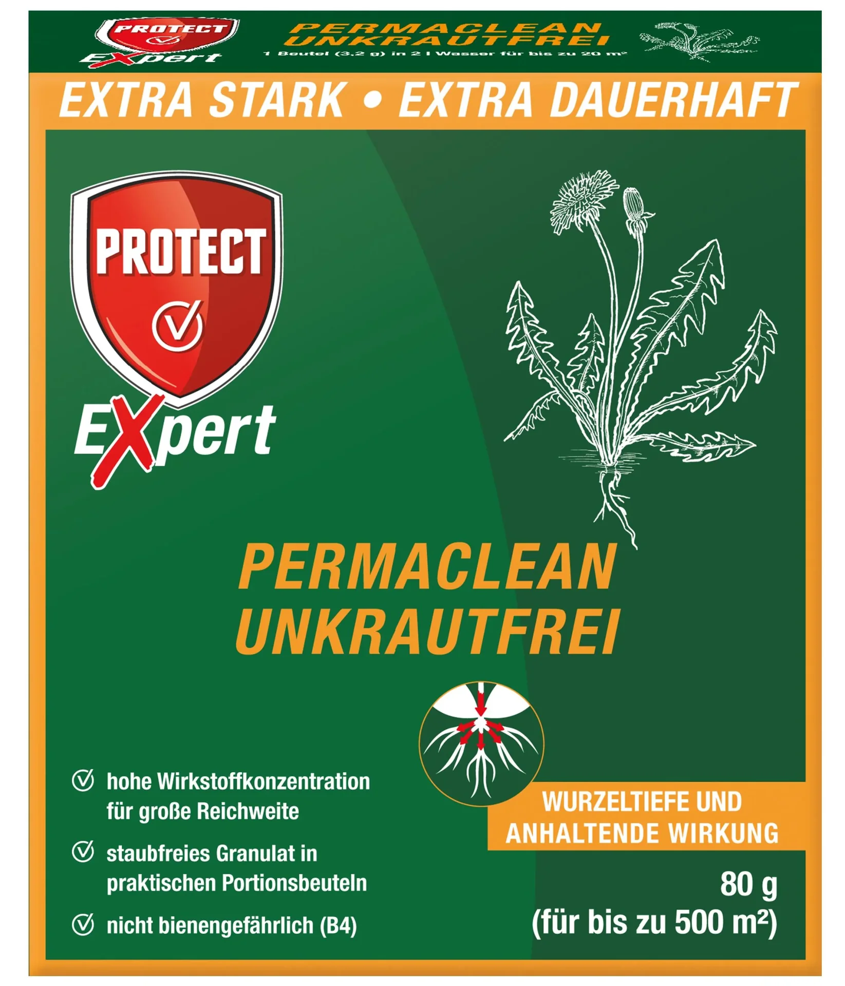 Permaclean Unkrautfrei 80 g - 0