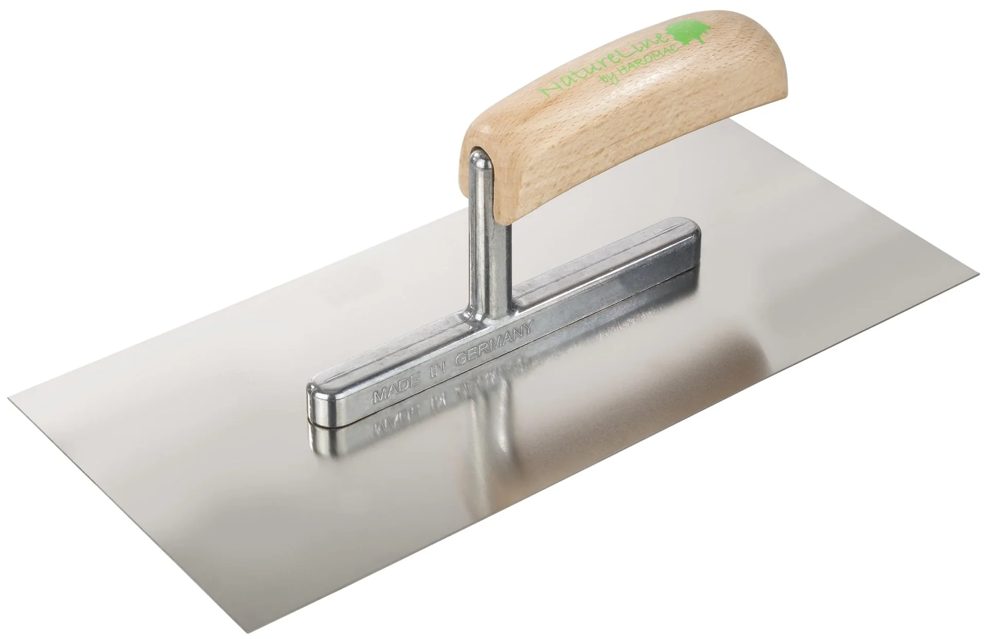 Glättkelle 280 x 130 x 0,7mm, Rostfrei, Heft Naturholz - 1