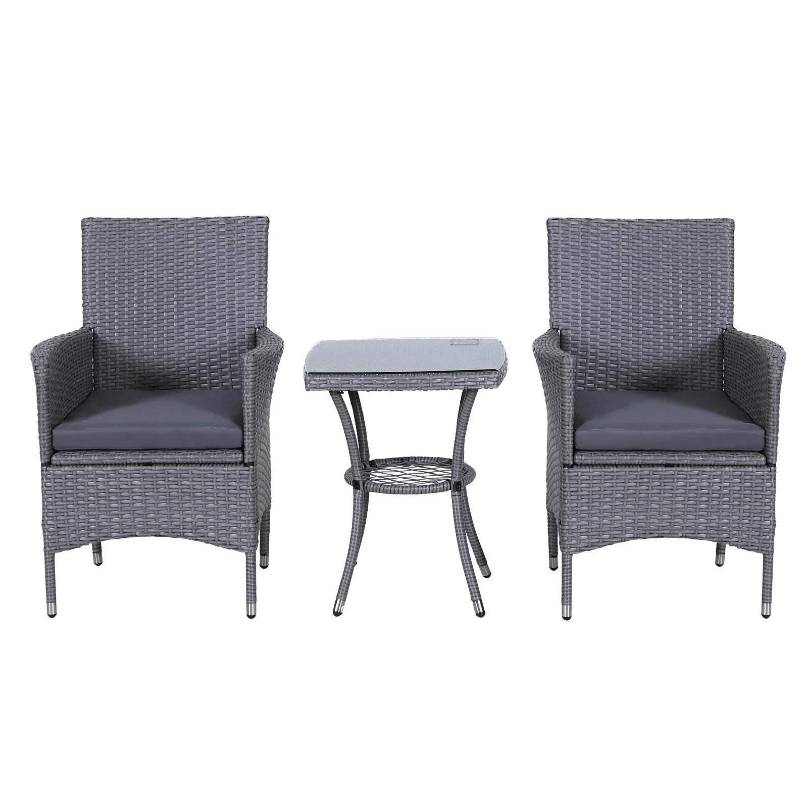 Gartensitzgruppe mit Beistelltisch - 1