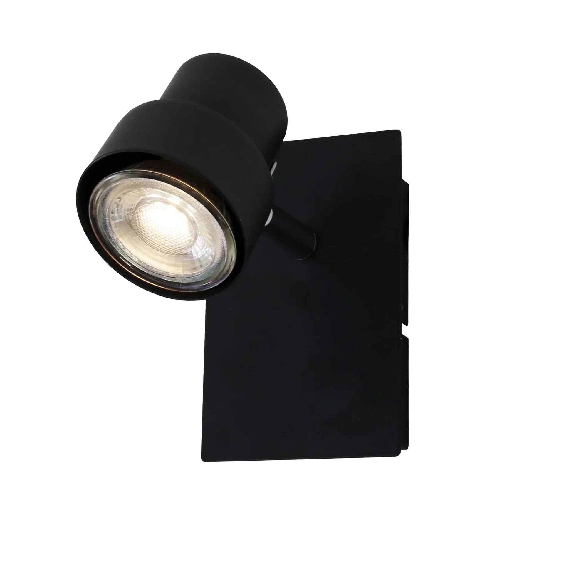 LED Wand- und Deckenleuchte, 12 cm, 460 Lumen, 5 Watt, GU10, schwarz - 3