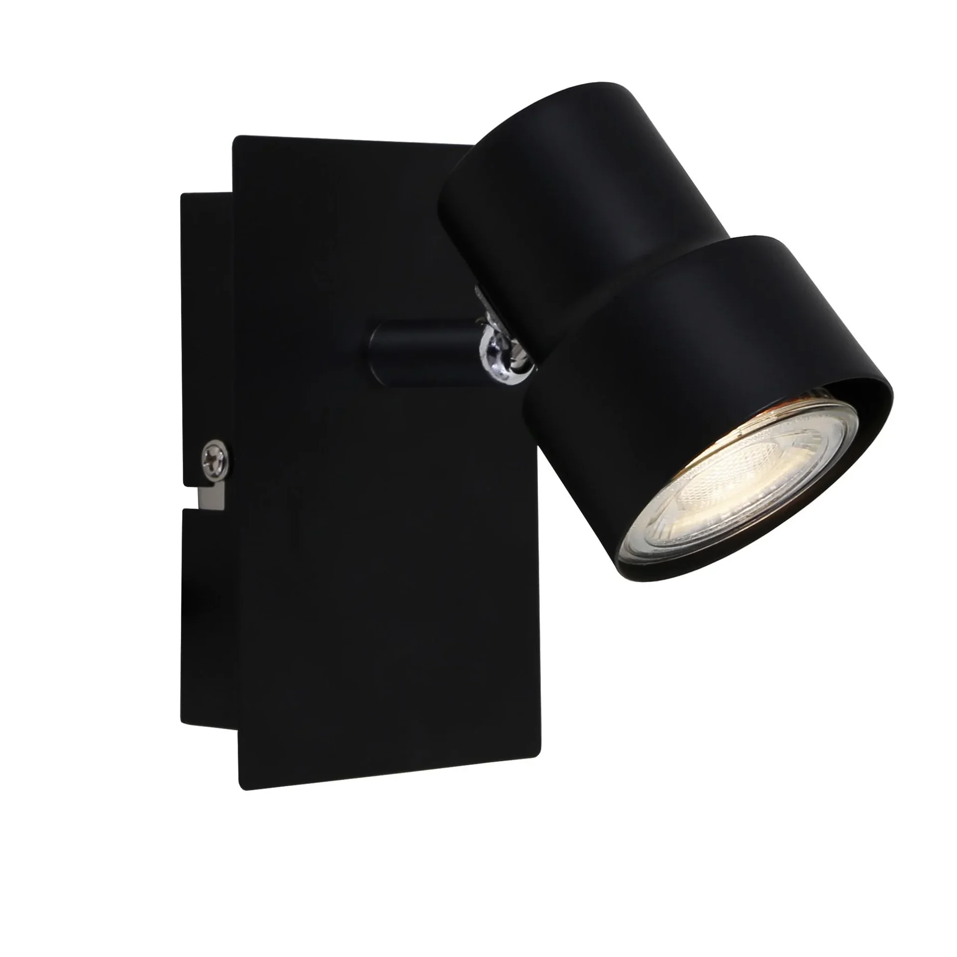LED Wand- und Deckenleuchte, 12 cm, 460 Lumen, 5 Watt, GU10, schwarz - 5