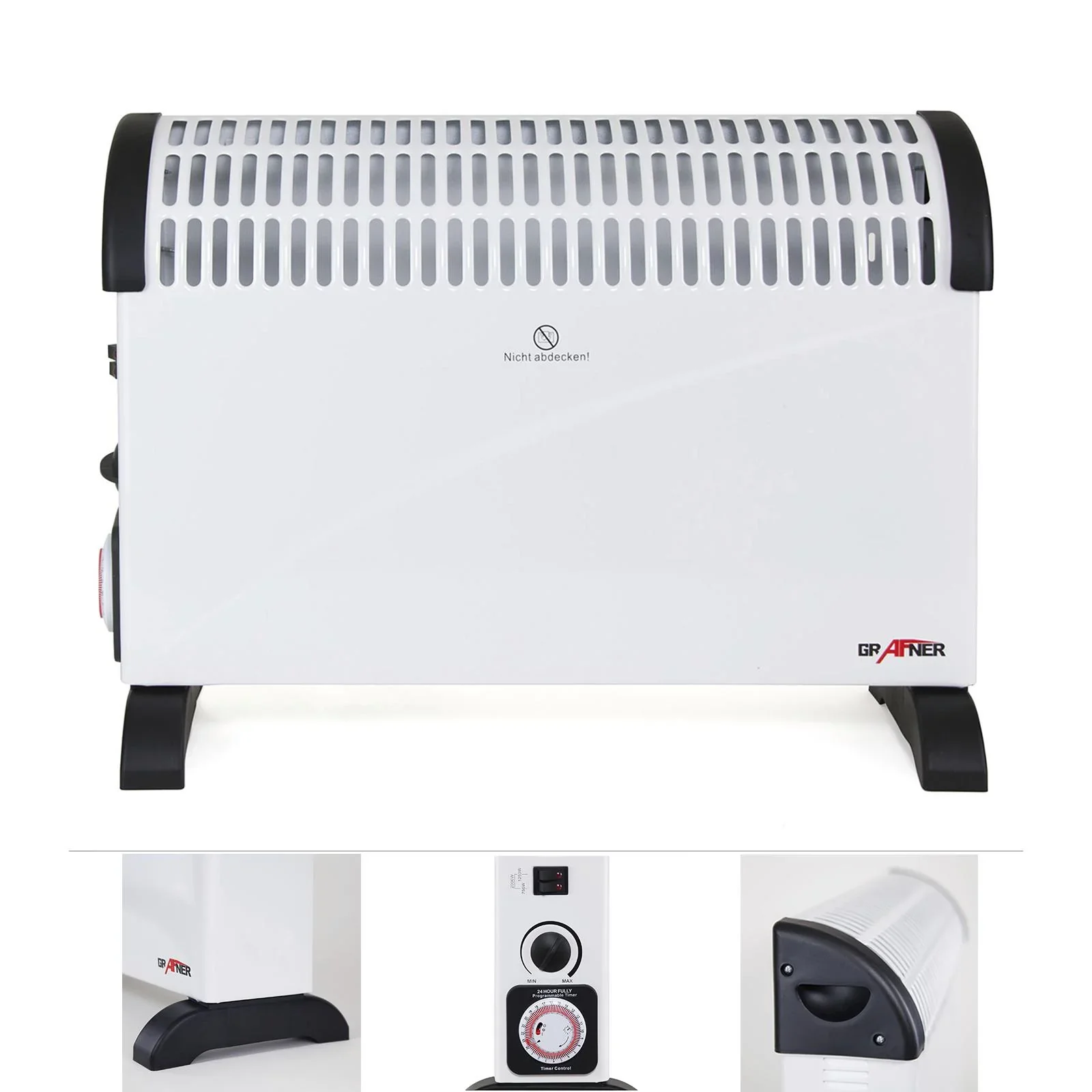 Konvektor Heizgerät KH10847, 2000 Watt mit Timer - 0