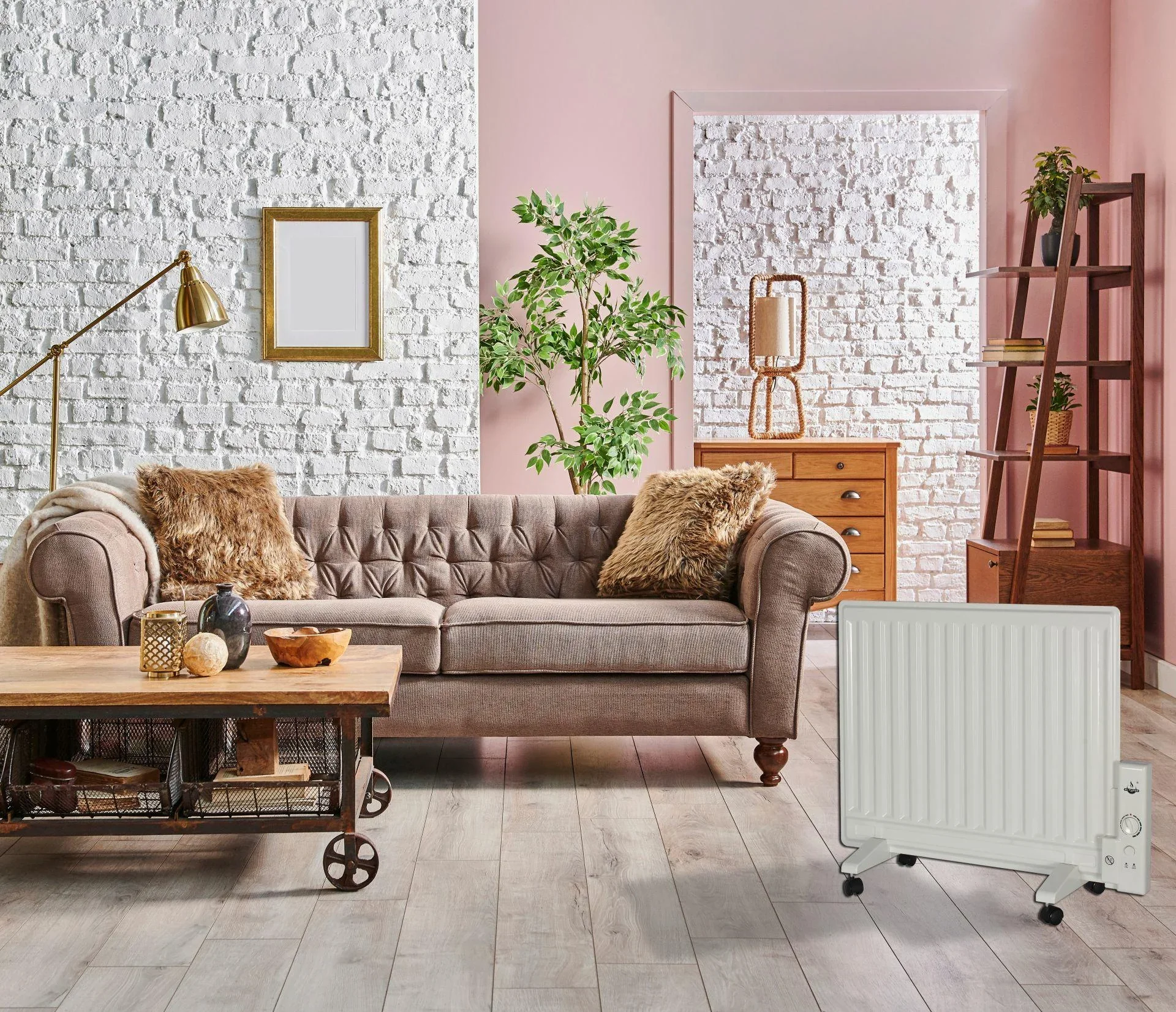 Öl Paneelheizer, weiß, 600 W - 6