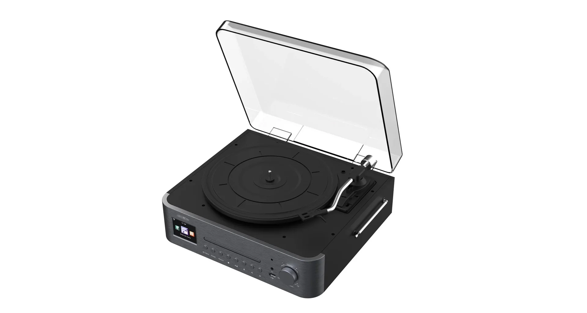 Anlage mit Plattenspieler, Internet, UKW, DAB+/DAB Radio, Bluetooth und MP3 CD-Player - 9