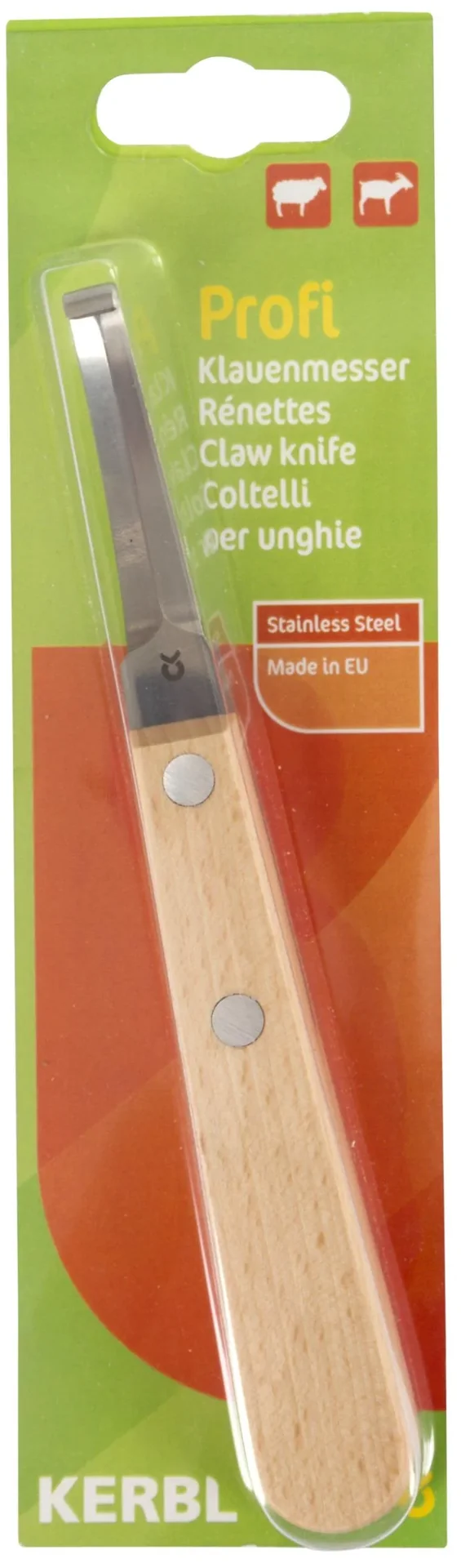 Klauenmesser Profi für Schafe und Ziegen, beidseitig verwendbar - 0