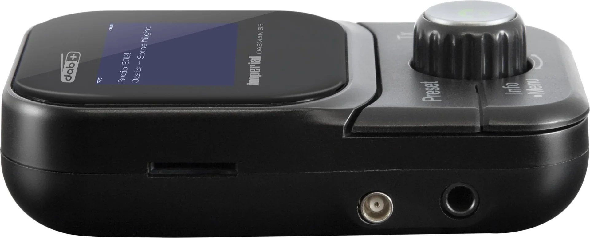 mobiler DAB+ Empfänger Dabman 65 (Akku, FM Transmitter für Auto, Bluetooth, Magnet Halter; Antenne) schwarz - 3