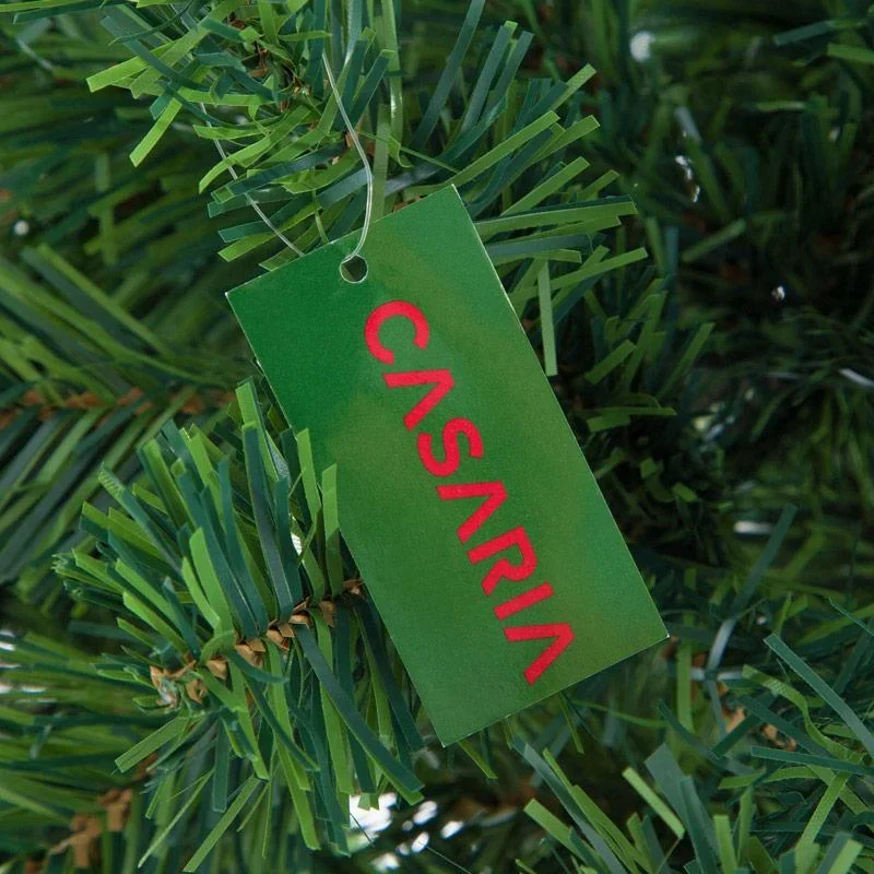 Girlande Weihnachtskranz 5m mit 80 LED's inkl. Dekoration für drinnen/außen - 3