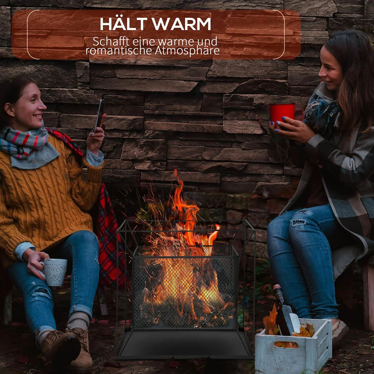 Gartenbrücke aus Holz 185 cm x 72 cm x 58 cm - 0