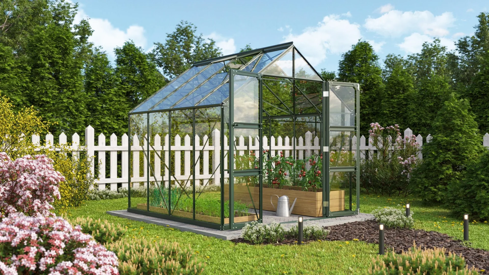 Gewächshaus Domus 6700 ESG smaragd - 0