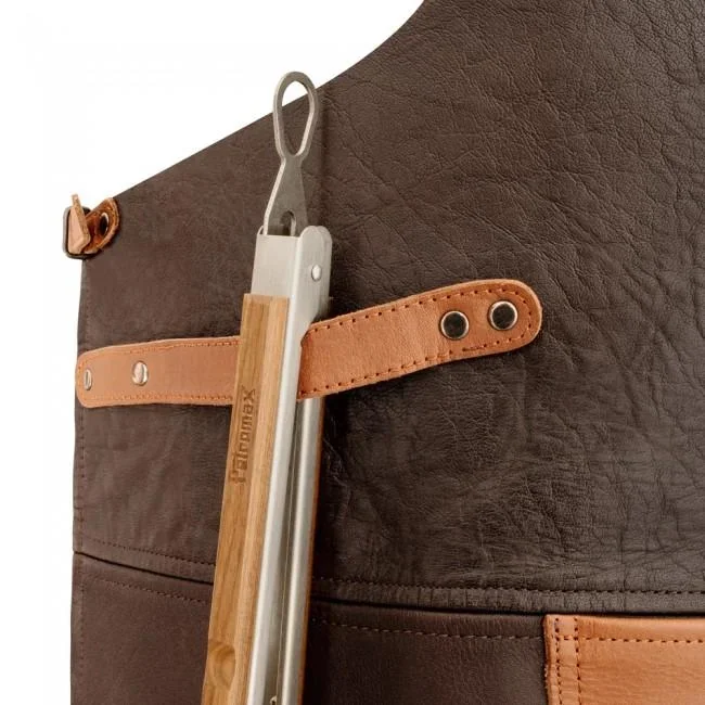 Büffelleder-Schürze mit Nackenschlaufe - 2