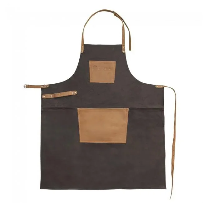 Büffelleder-Schürze mit Nackenschlaufe - 3