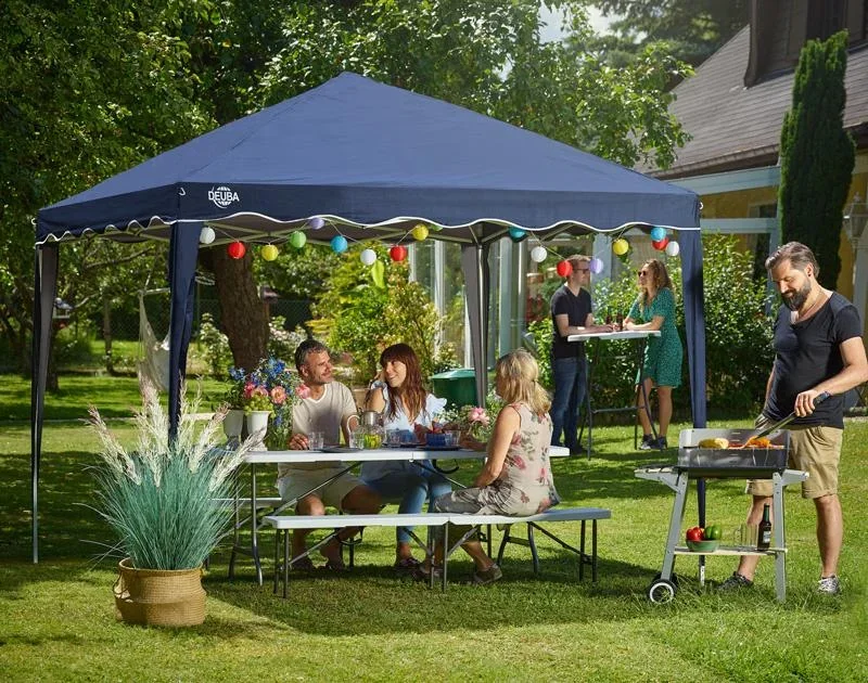 Faltpavillon. Partyzelt Capri - Popup dunkelblau 3x3m - 3