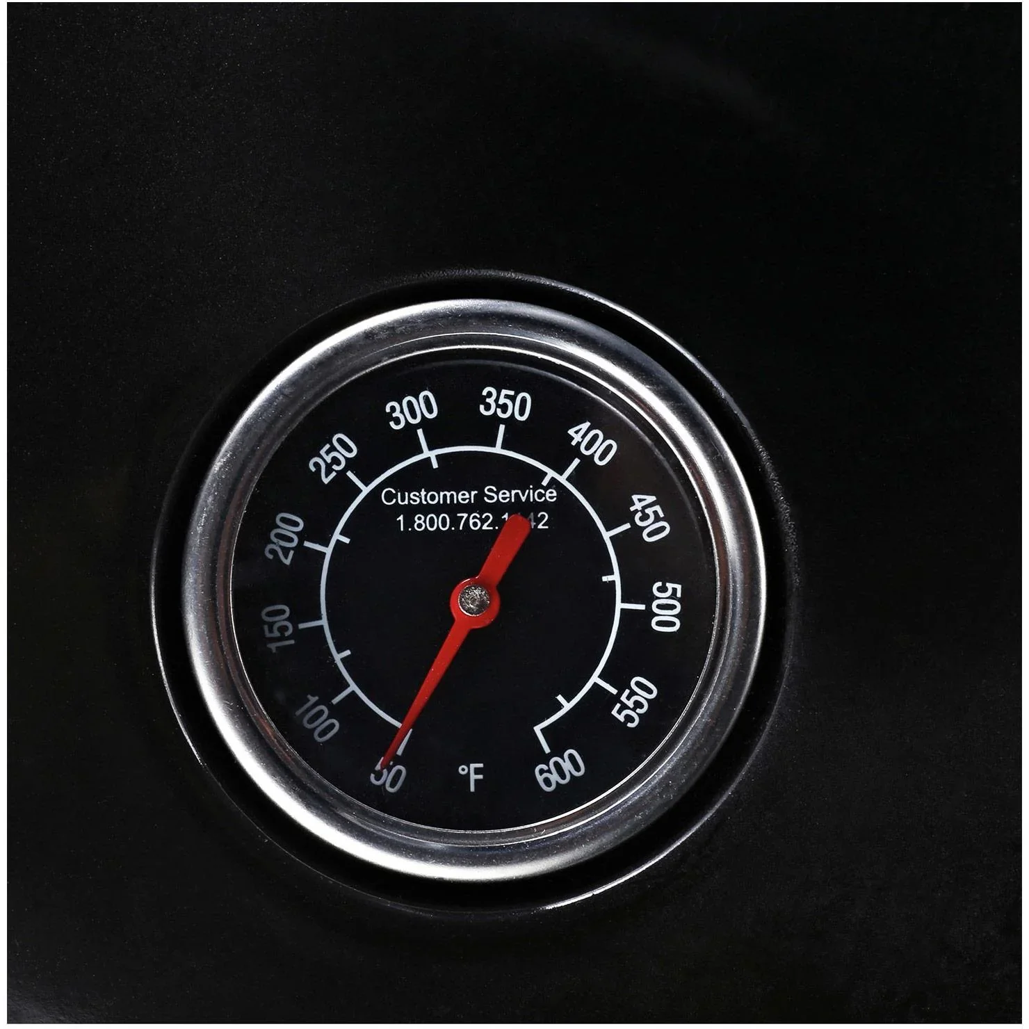 Grillwagen Kohlegrill Standgrill Kugelgrill BBQ rund mit Aschefänger Metall Schwarz Ø57 x 94 cm - 5