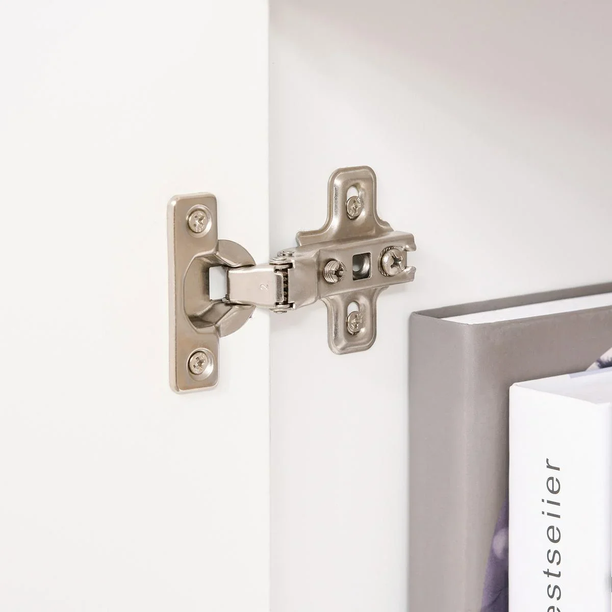 TV Schrank mit 2 Schubladen und 1 Fach Weiß+Natur - 2