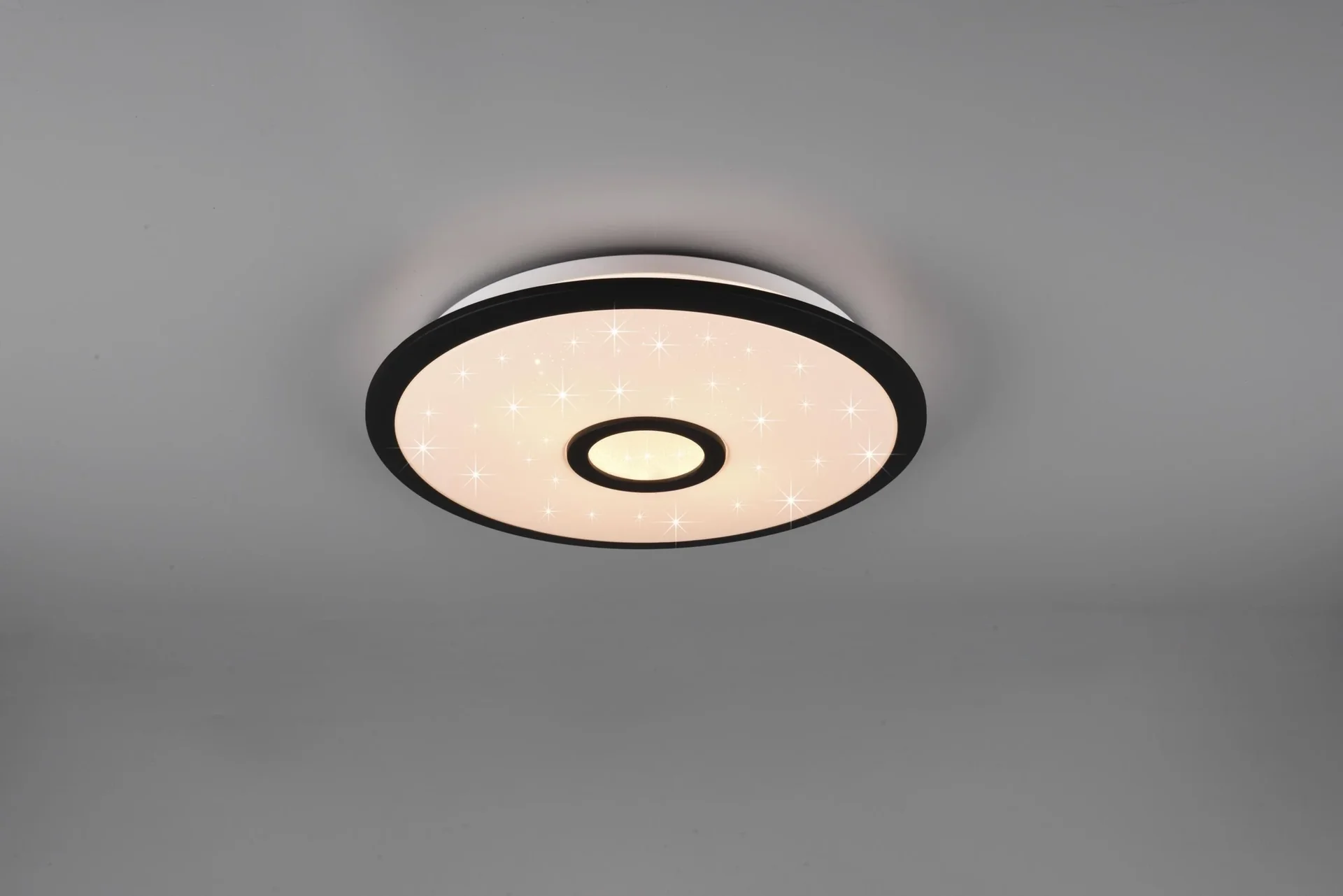 LED-Deckenleuchte OKINAWA, 18 W, 1800 lm, dimmbar inklusive Fernbedienung, Farbe schwarz - 1