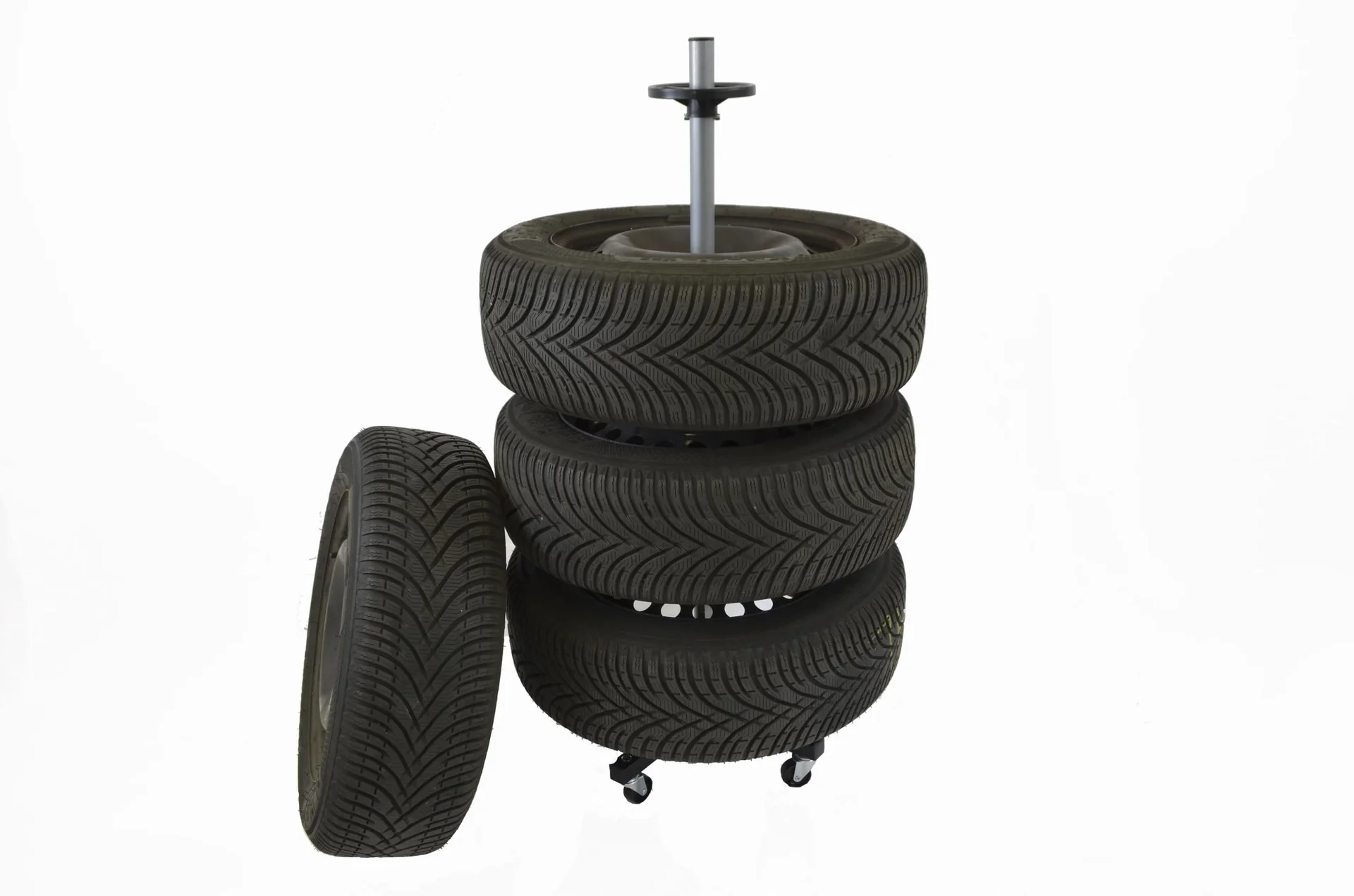 Felgen- und Reifenhalter mit Rollen - 2