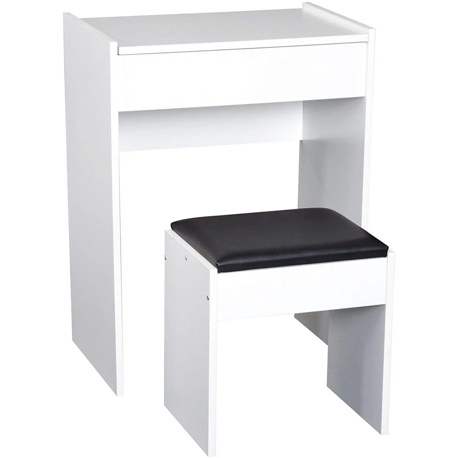 Schminktisch Kosmetiktisch mit Hocker Weiß 60 x 40 x 79cm - 2