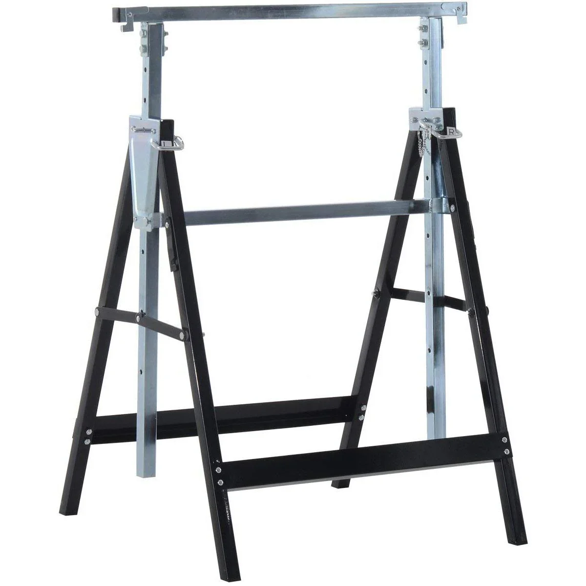 2 x Gerüstbock Unterstellbock Klappbock Stahl Schwarz - 1