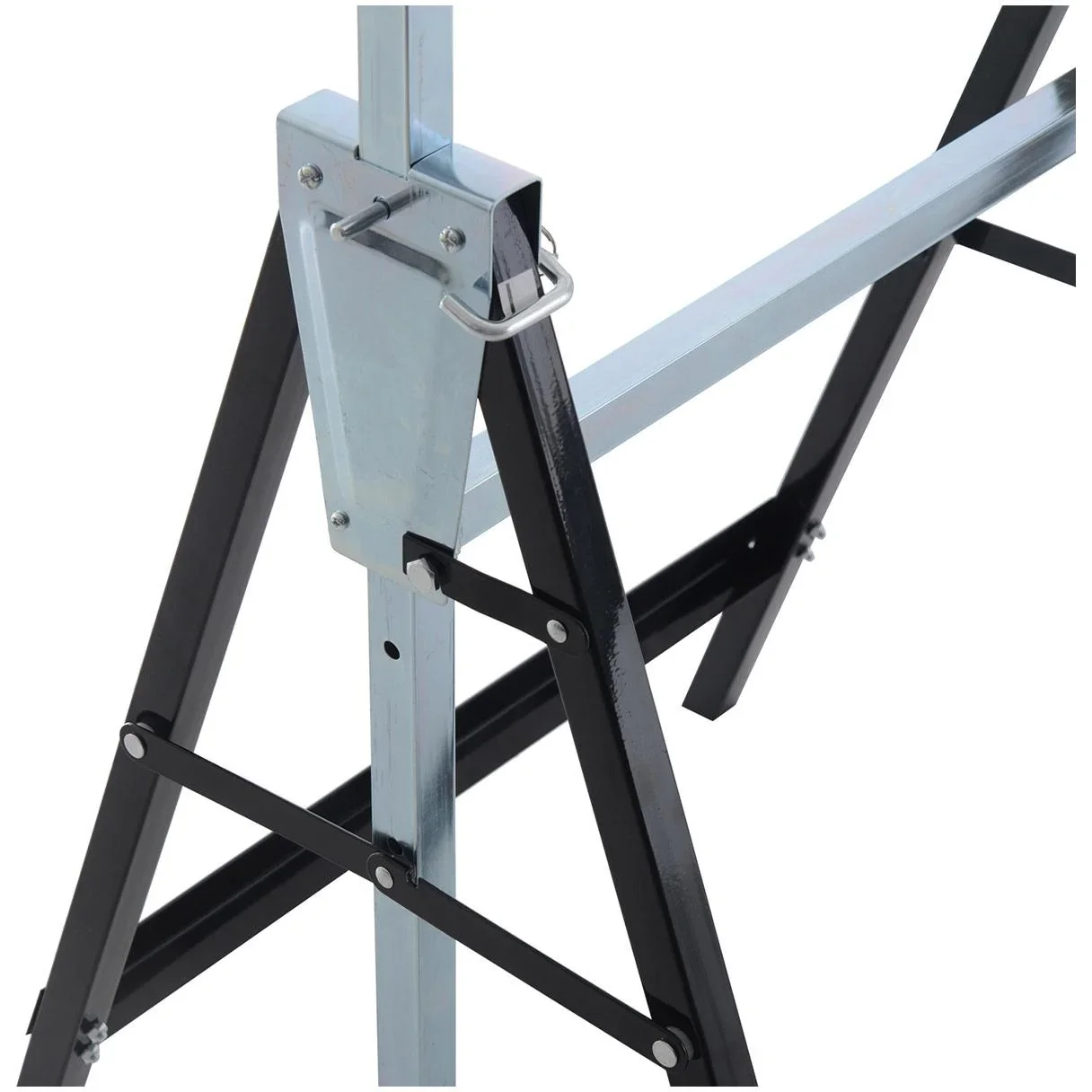 2 x Gerüstbock Unterstellbock Klappbock Stahl Schwarz - 4