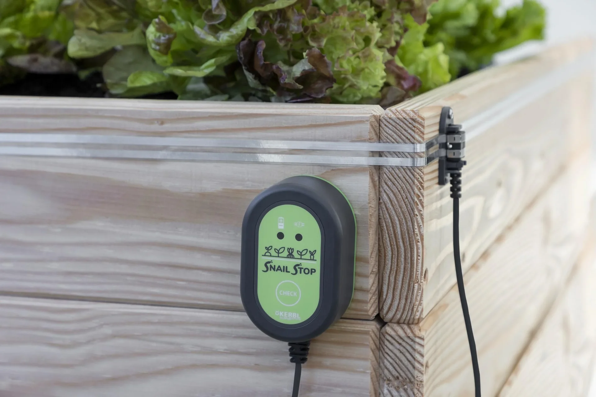SnailStop Starter-Set, Elektrischer Schneckenzaun - 3