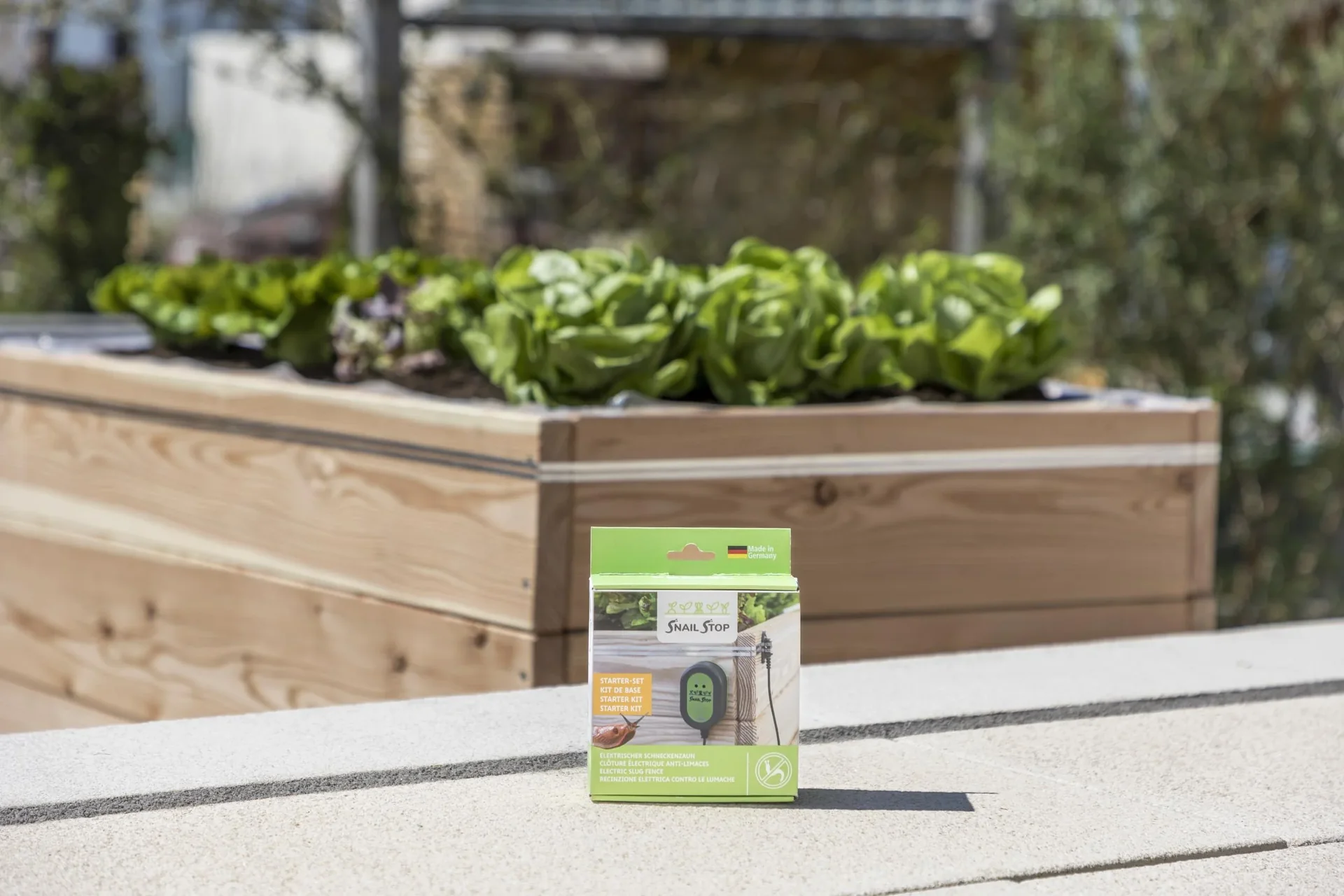 SnailStop Starter-Set, Elektrischer Schneckenzaun - 8