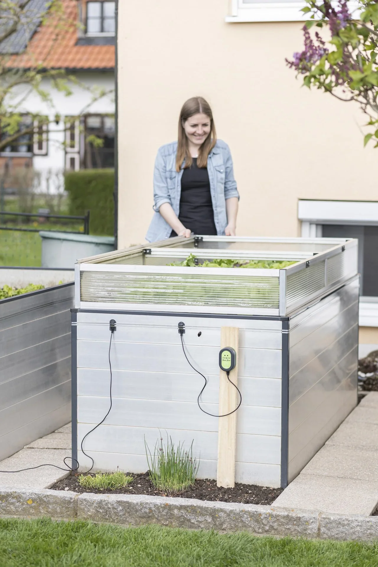 SnailStop Starter-Set, Elektrischer Schneckenzaun - 10