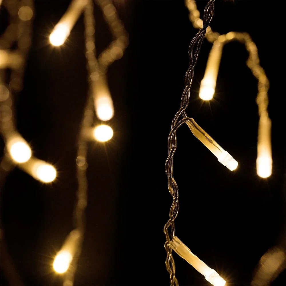 Weihnachtsbeleuchtung 20M 600 LED's für den Innen- und Außenbereich - 2