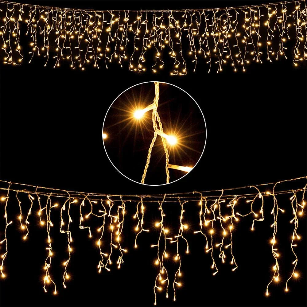 Weihnachtsbeleuchtung 20M 600 LED's für den Innen- und Außenbereich - 3