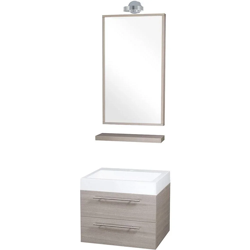 Badezimmermöbel Force 58 cm - Eiche - 2
