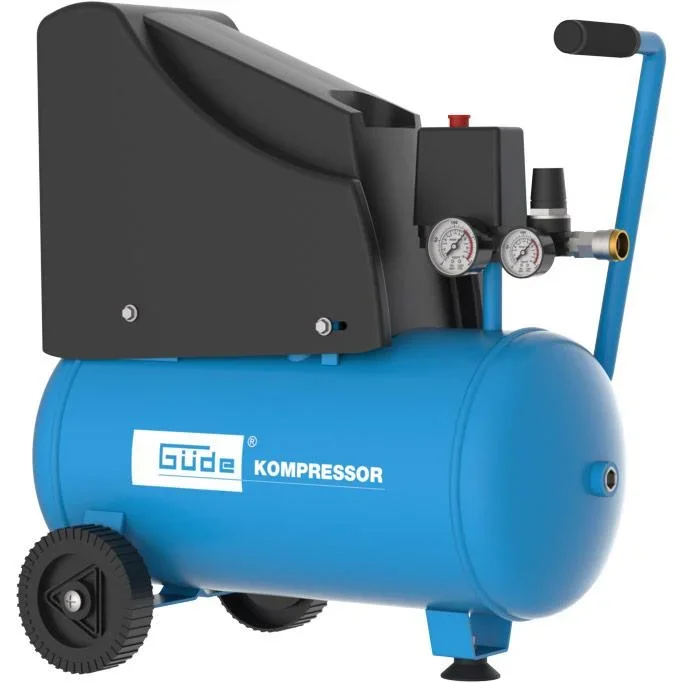 Kompressor 220/8/24 ölfrei inkl. 5 m Schlauch 13-teilig mit Rädern - 0