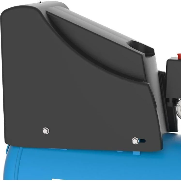 Kompressor 220/8/24 ölfrei inkl. 5 m Schlauch 13-teilig mit Rädern - 3