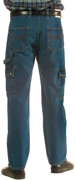 Workerjeans mit Zunftecken, Farbe schwarz, Gr.51 - 0