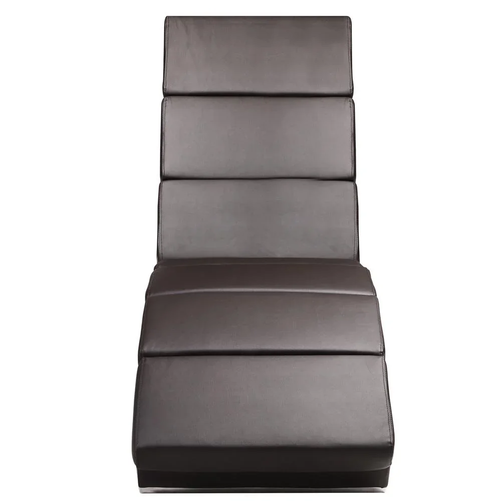 Relaxliege London Kunstleder dunkelbraun - 3